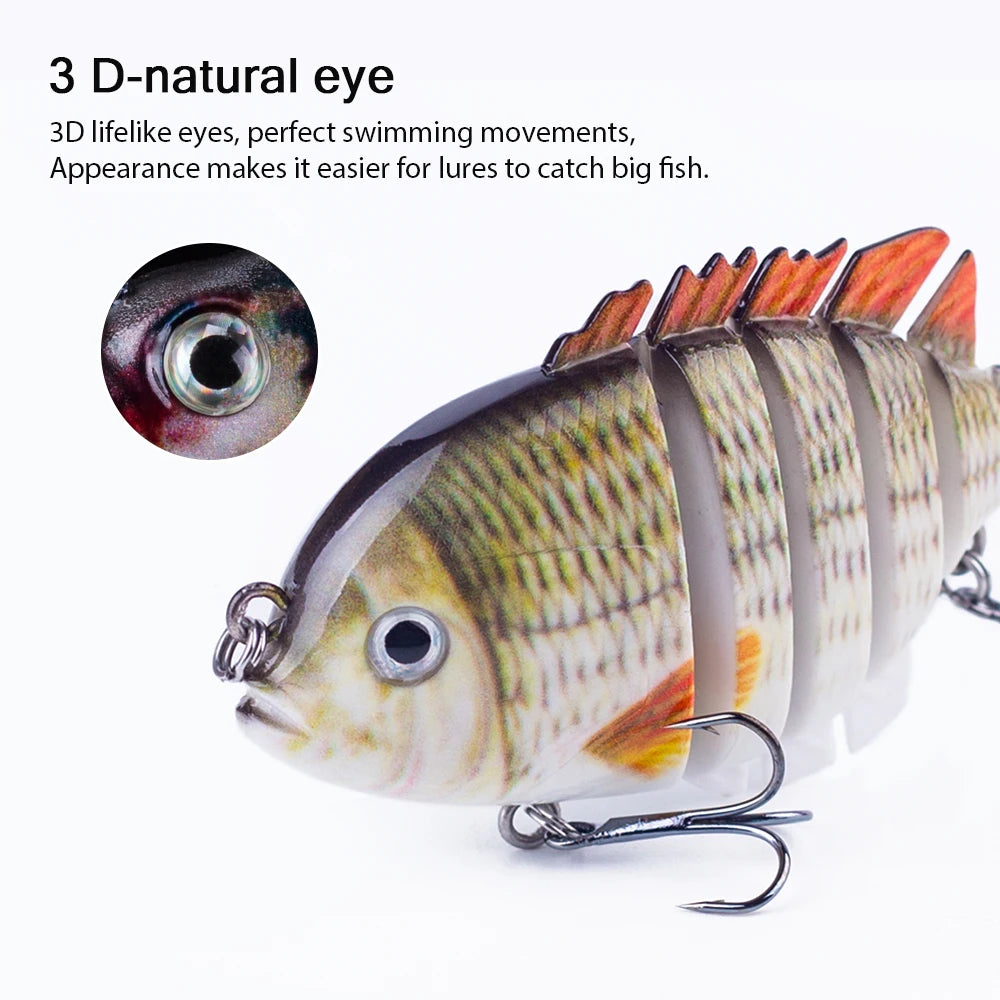 Multi-Jointed Sinking Swimbait Fishing Lure