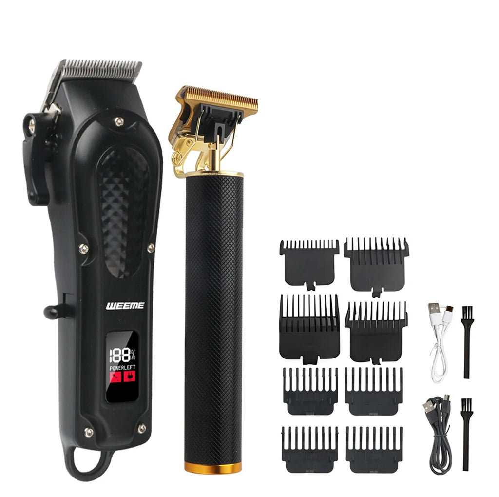 Rechargeable T9 Hair Clipper & Grooming Kit