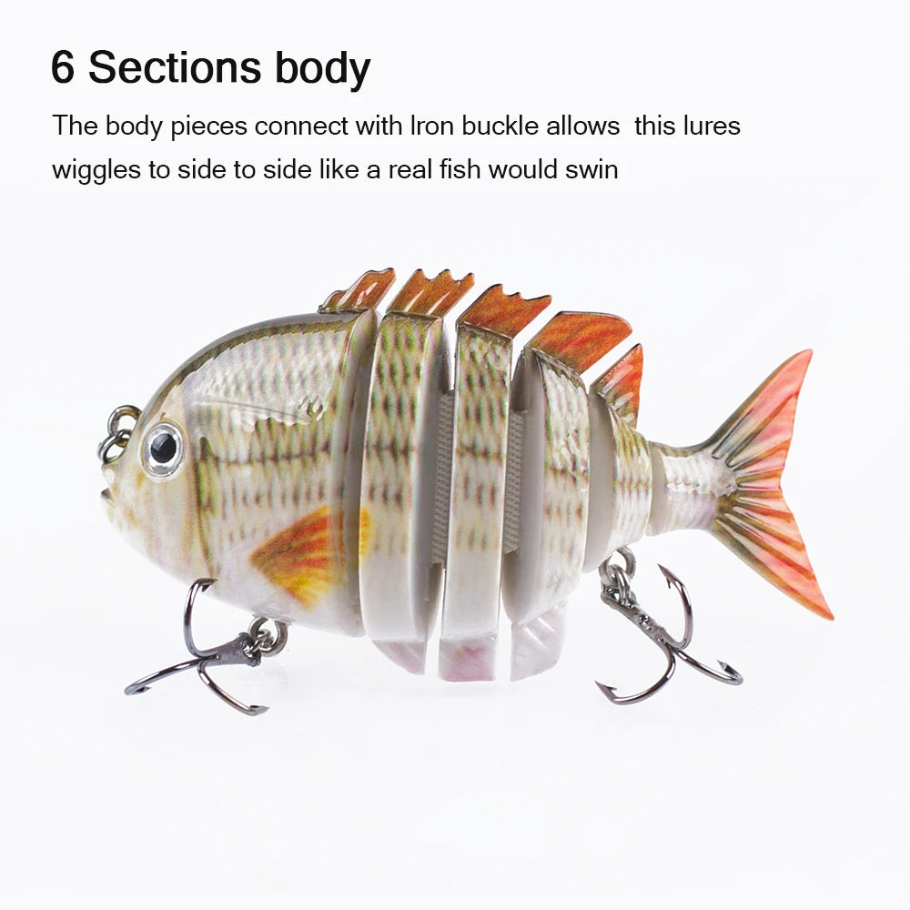 Multi-Jointed Sinking Swimbait Fishing Lure