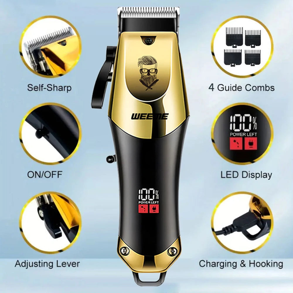 Rechargeable T9 Hair Clipper & Grooming Kit
