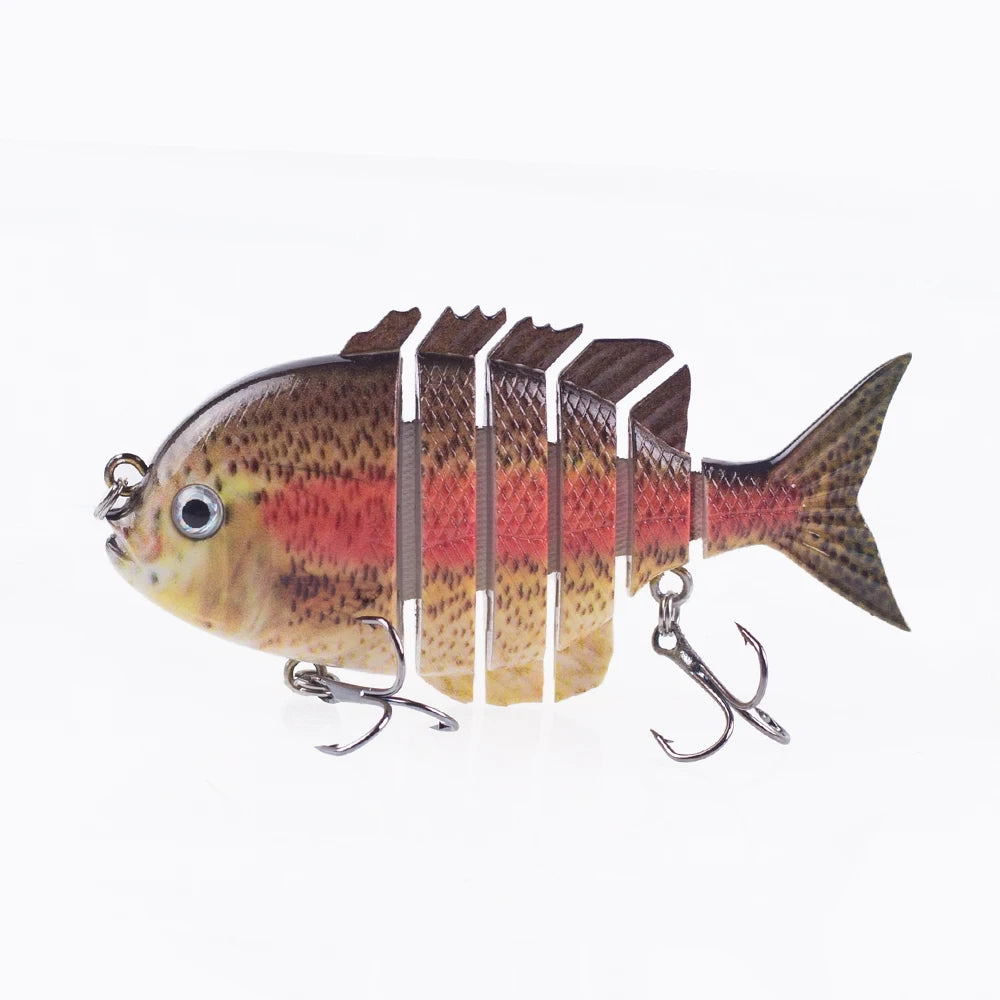 Multi-Jointed Sinking Swimbait Fishing Lure
