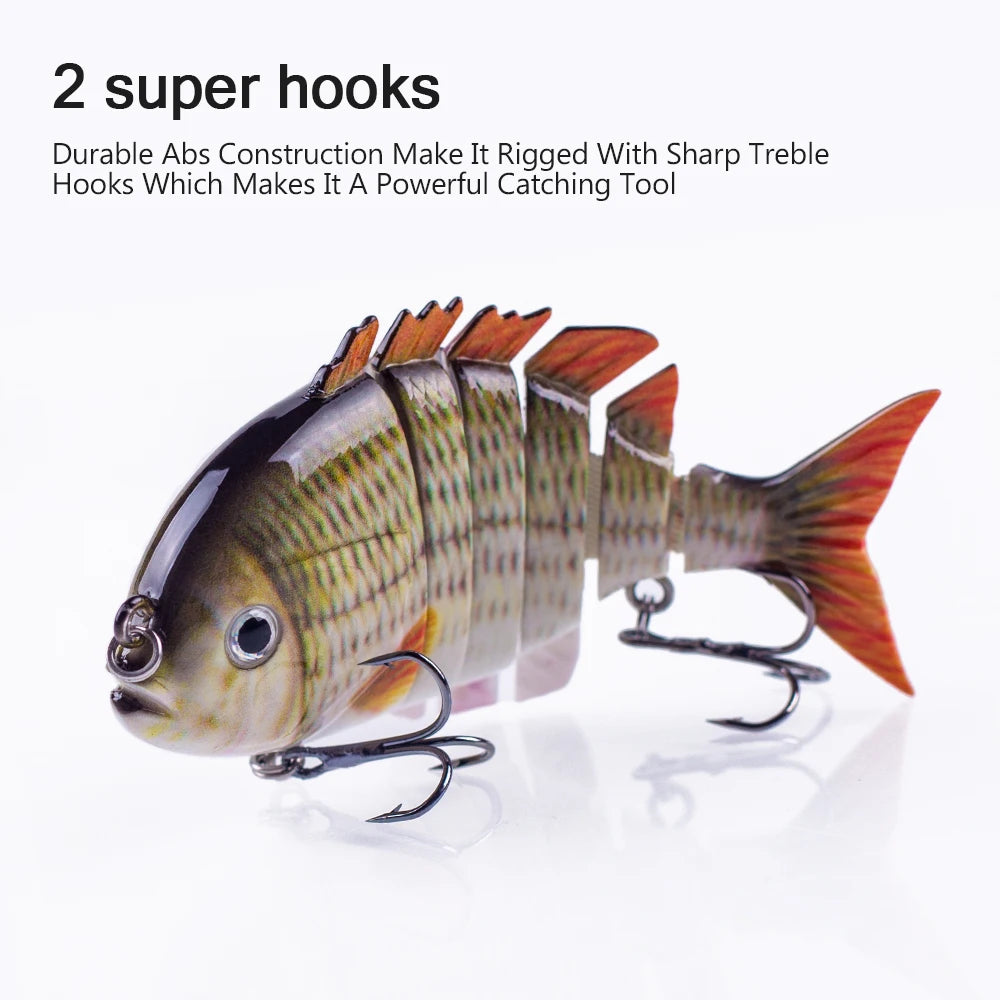 Multi-Jointed Sinking Swimbait Fishing Lure