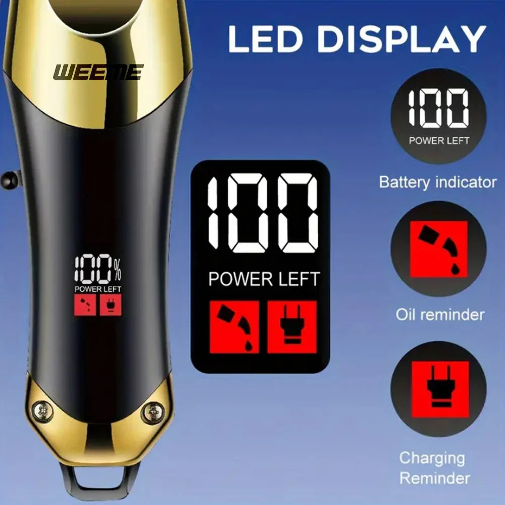 Rechargeable T9 Hair Clipper & Grooming Kit