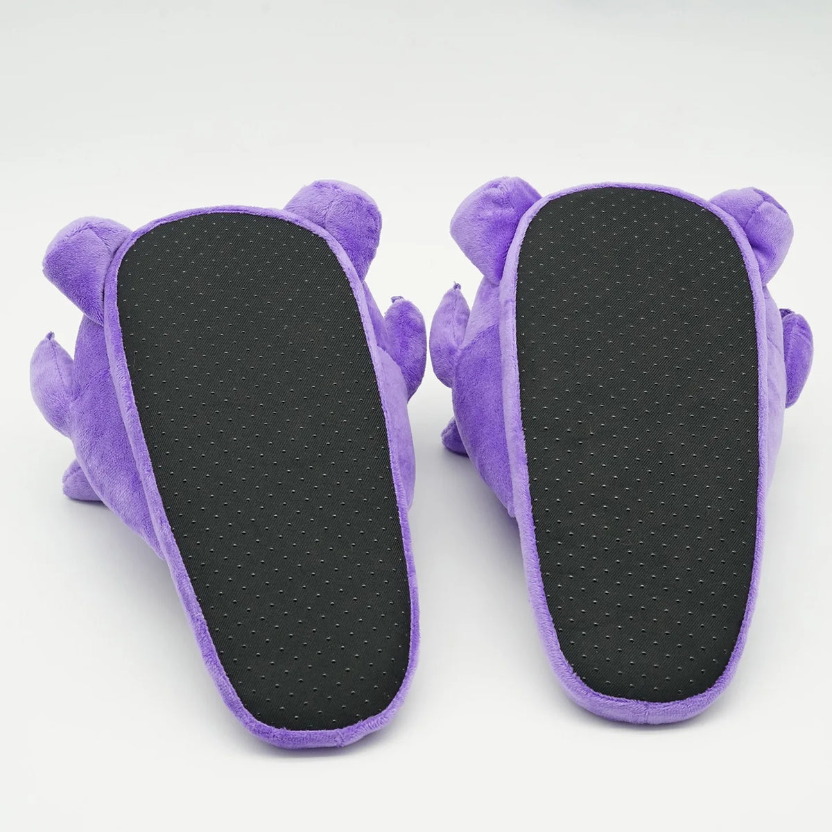 Purple Cartoon Plush Indoor Slippers