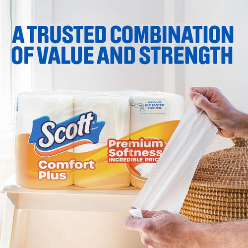 ComfortPlus Septic-Safe Toilet Paper — 12 Triple Rolls