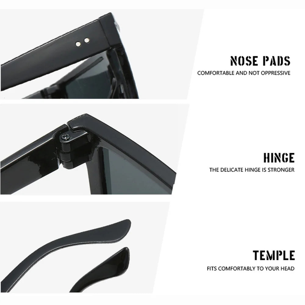 Retro Square Gradient Sunglasses