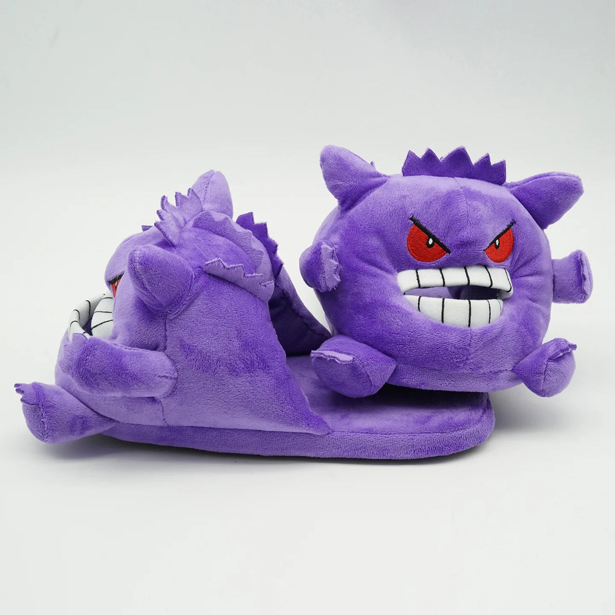 Purple Cartoon Plush Indoor Slippers