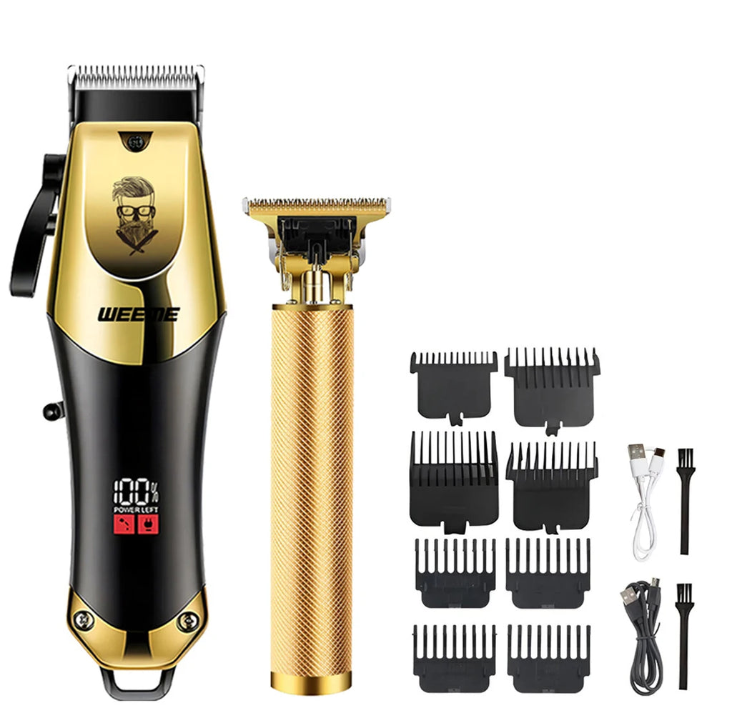 Rechargeable T9 Hair Clipper & Grooming Kit