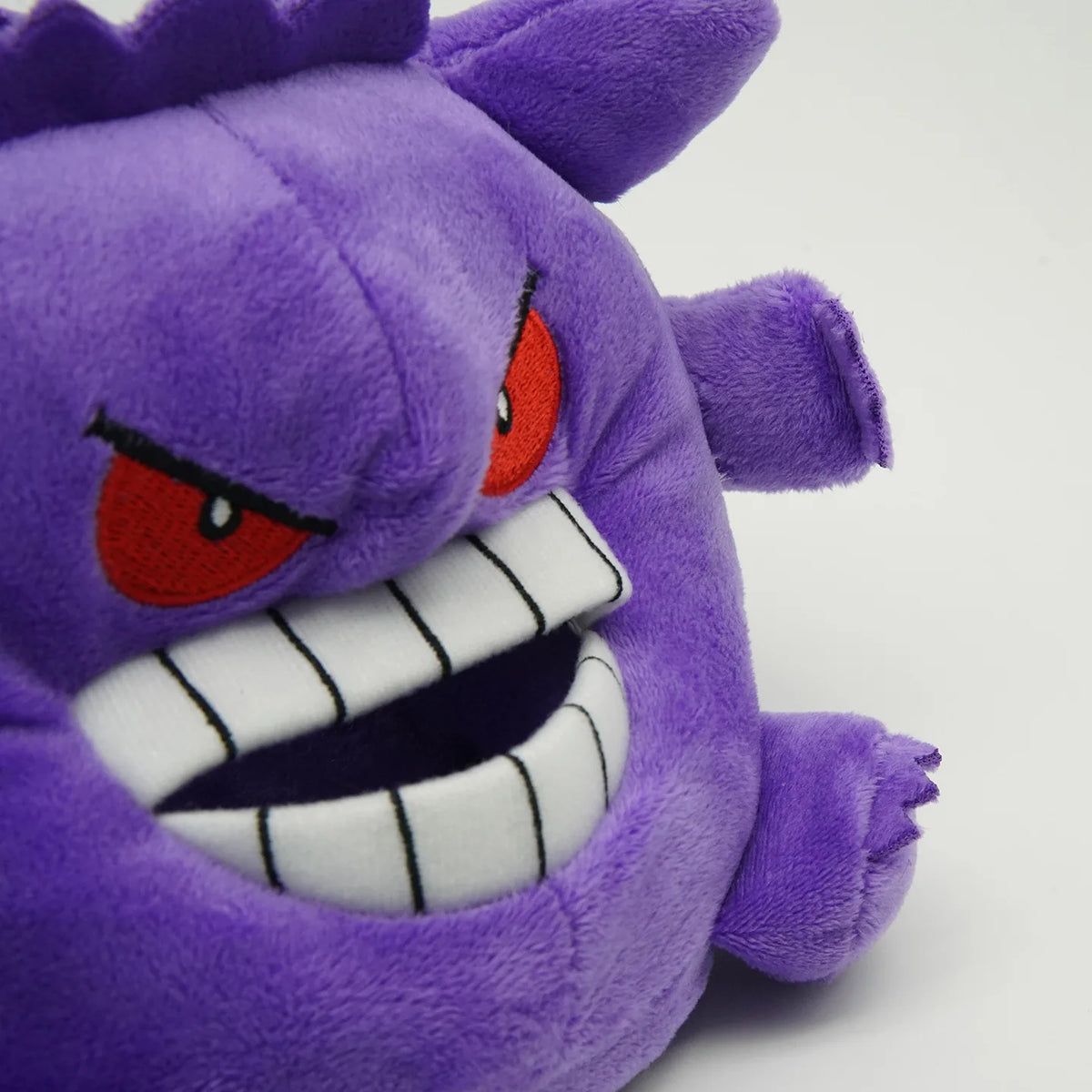 Purple Cartoon Plush Indoor Slippers