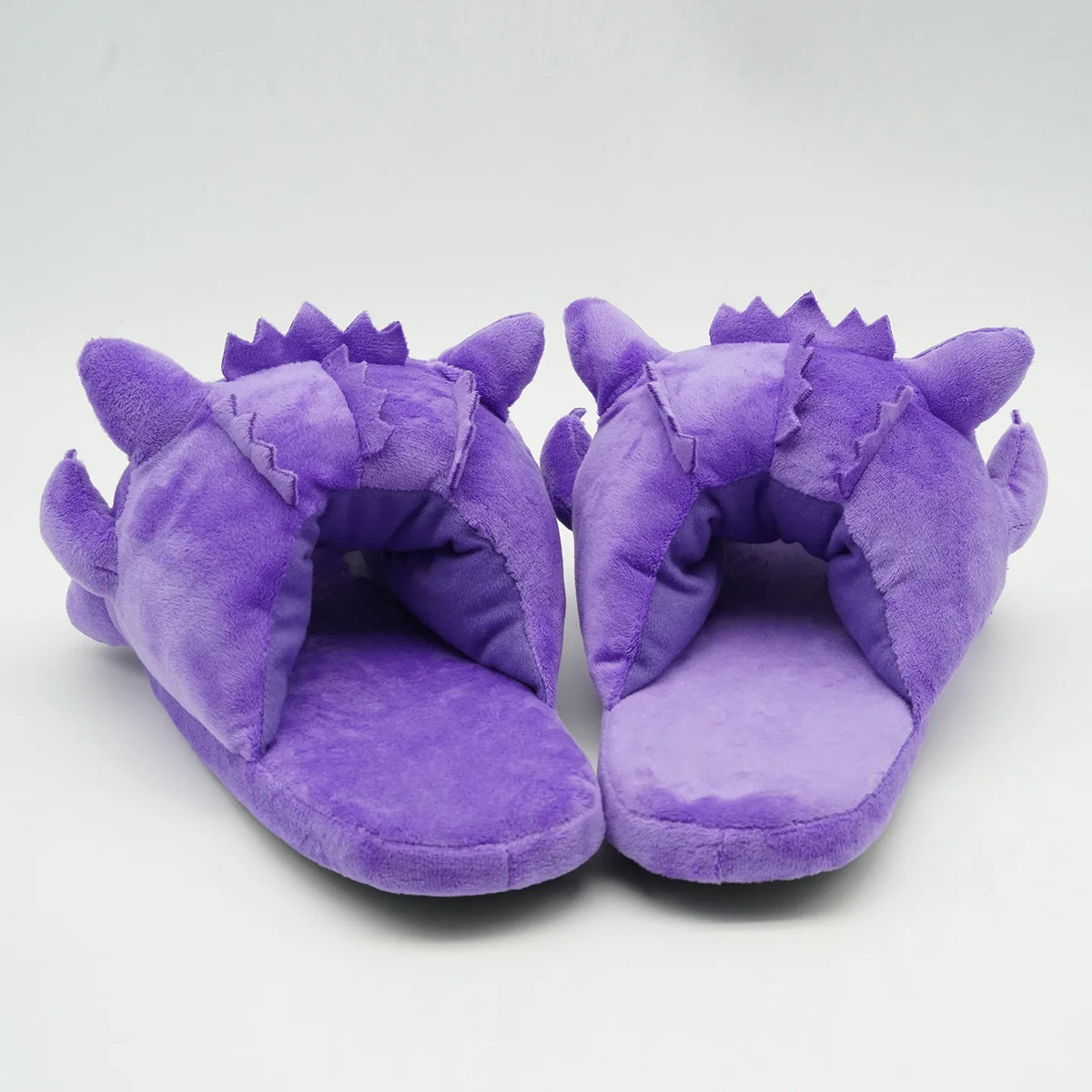 Purple Cartoon Plush Indoor Slippers