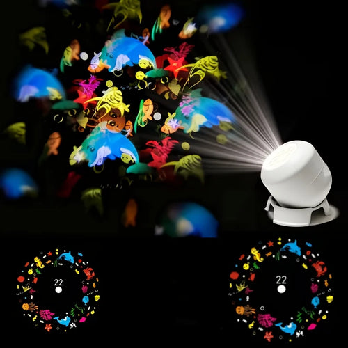 360° Starry Ocean Projection Night Light