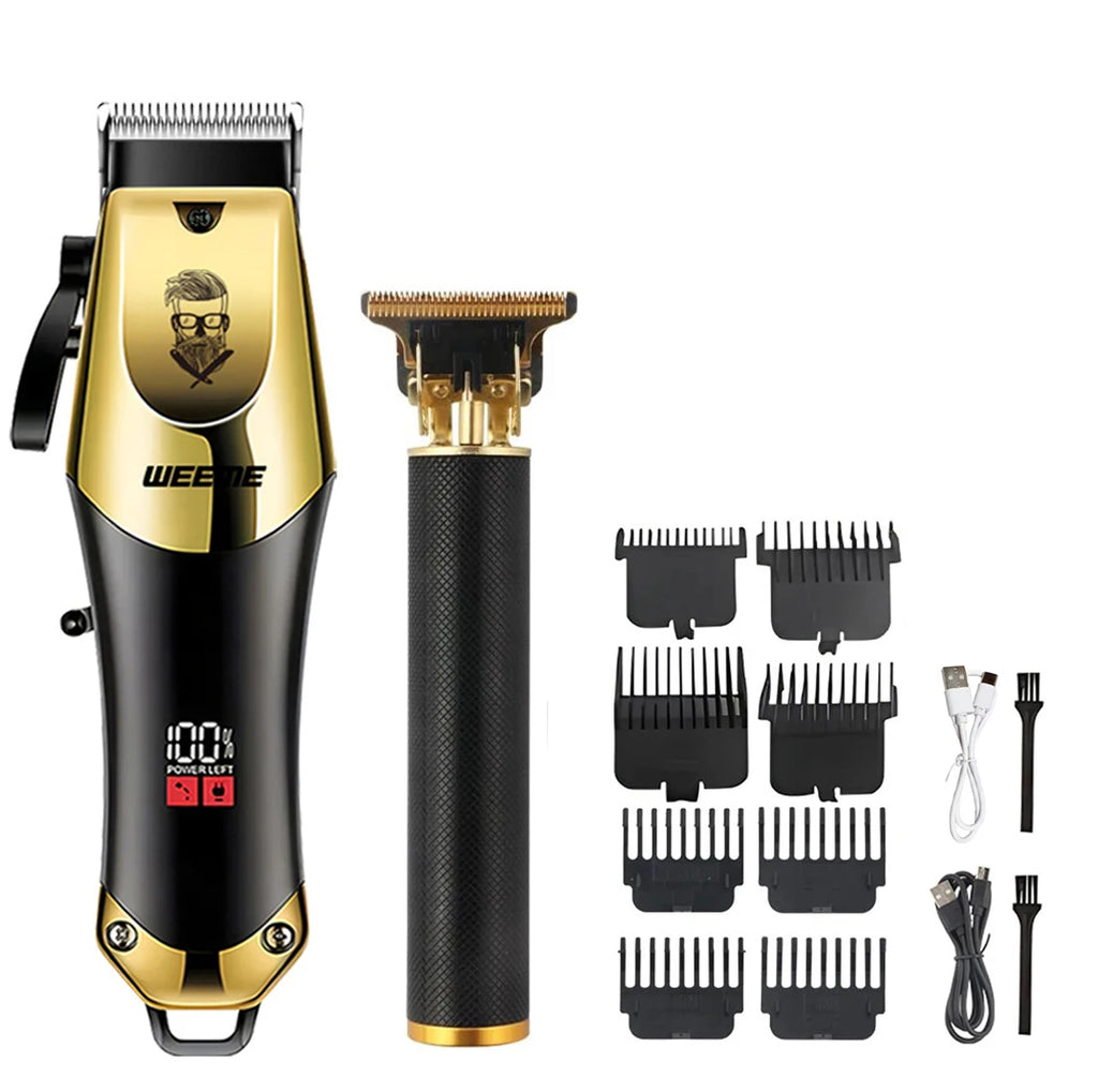 Rechargeable T9 Hair Clipper & Grooming Kit
