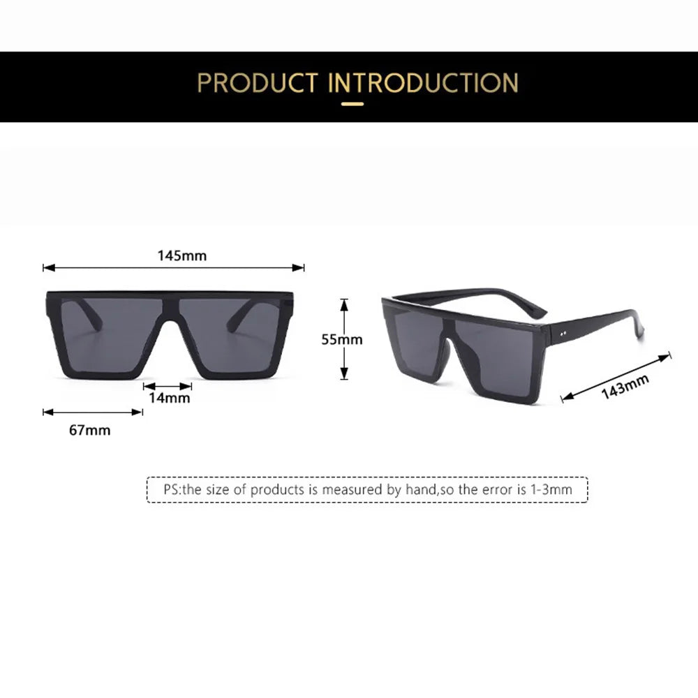 Retro Square Gradient Sunglasses