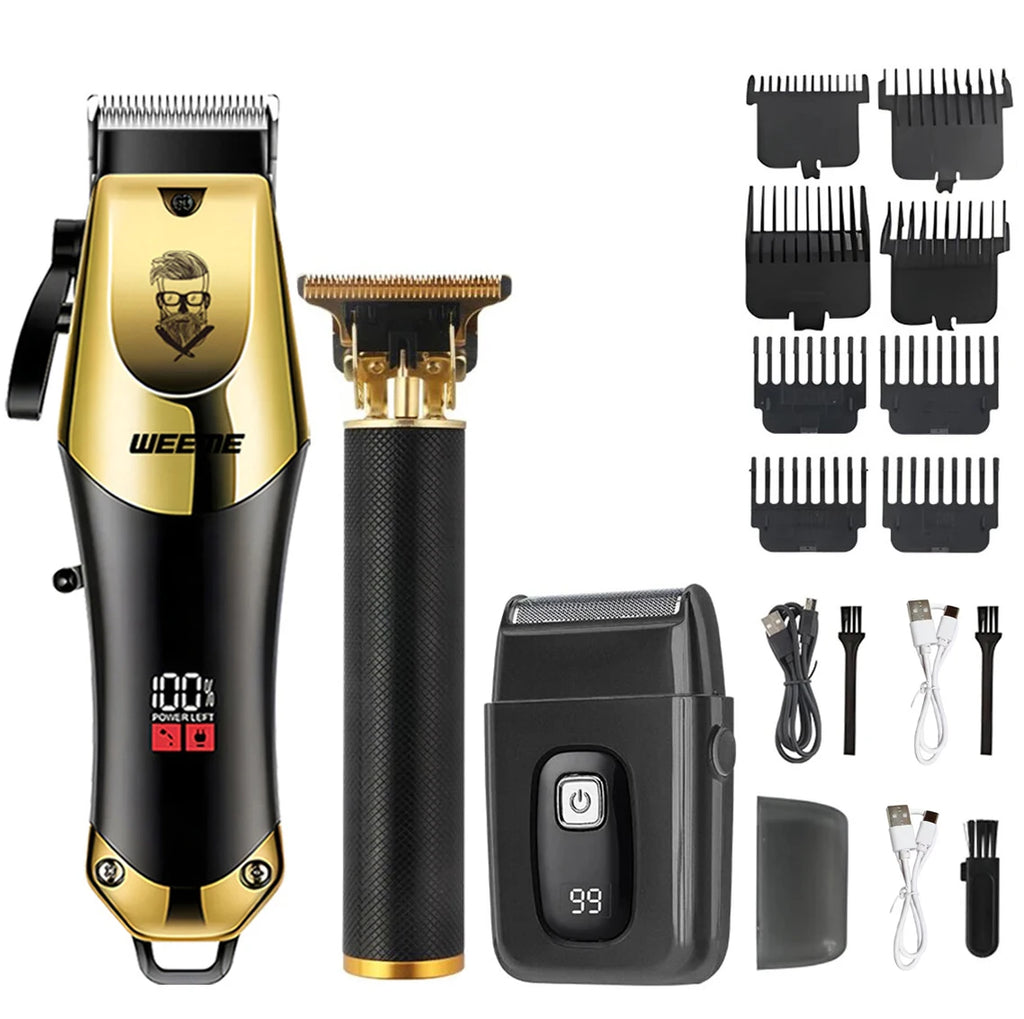 Rechargeable T9 Hair Clipper & Grooming Kit